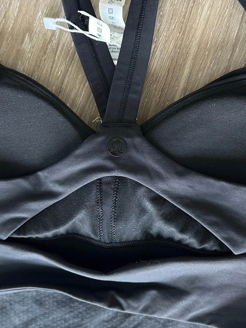 lululemon athletica Black Strappy Sports Top